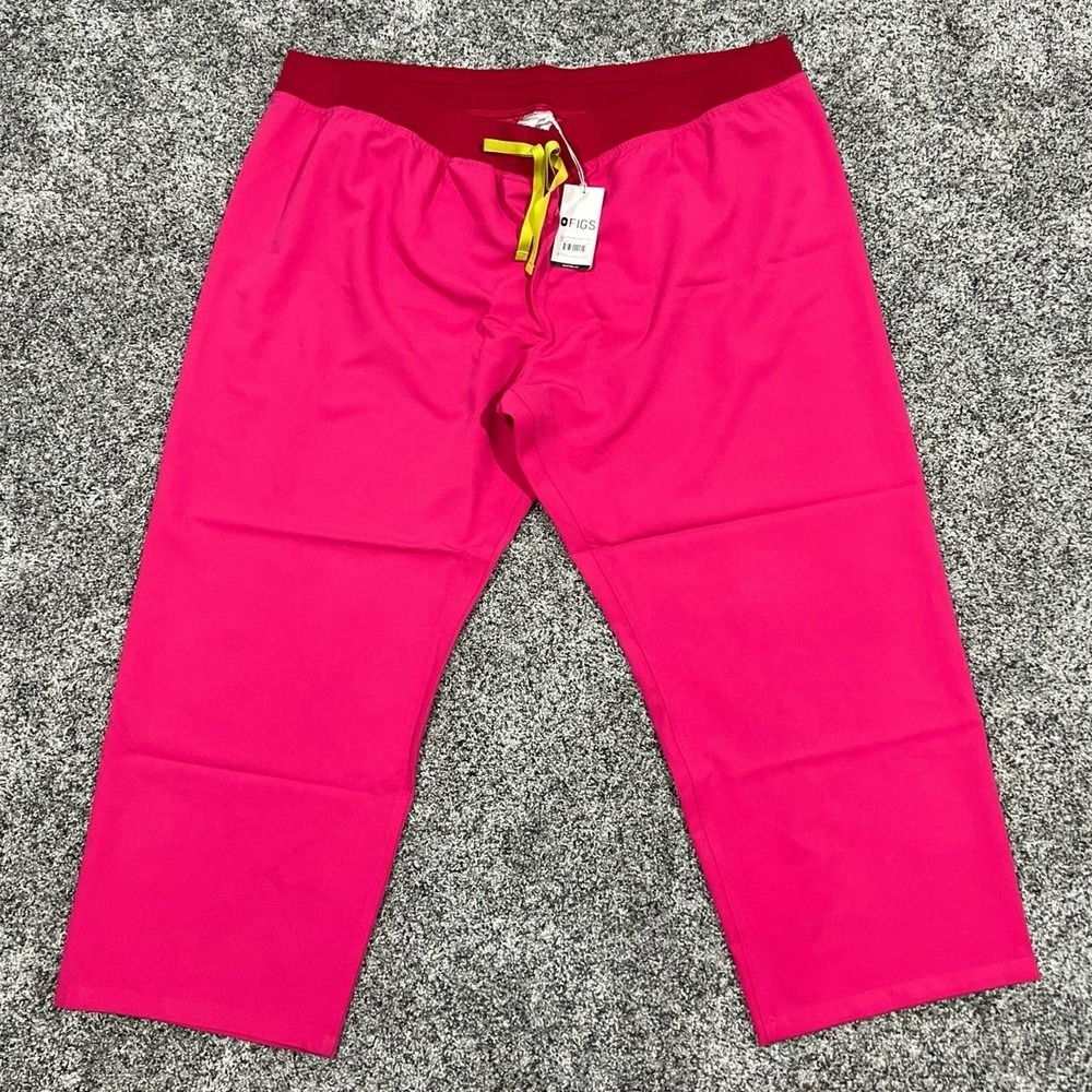 Figs Livingston Basic‎ Scrub Pants NWT Hot Pink - 6XLP